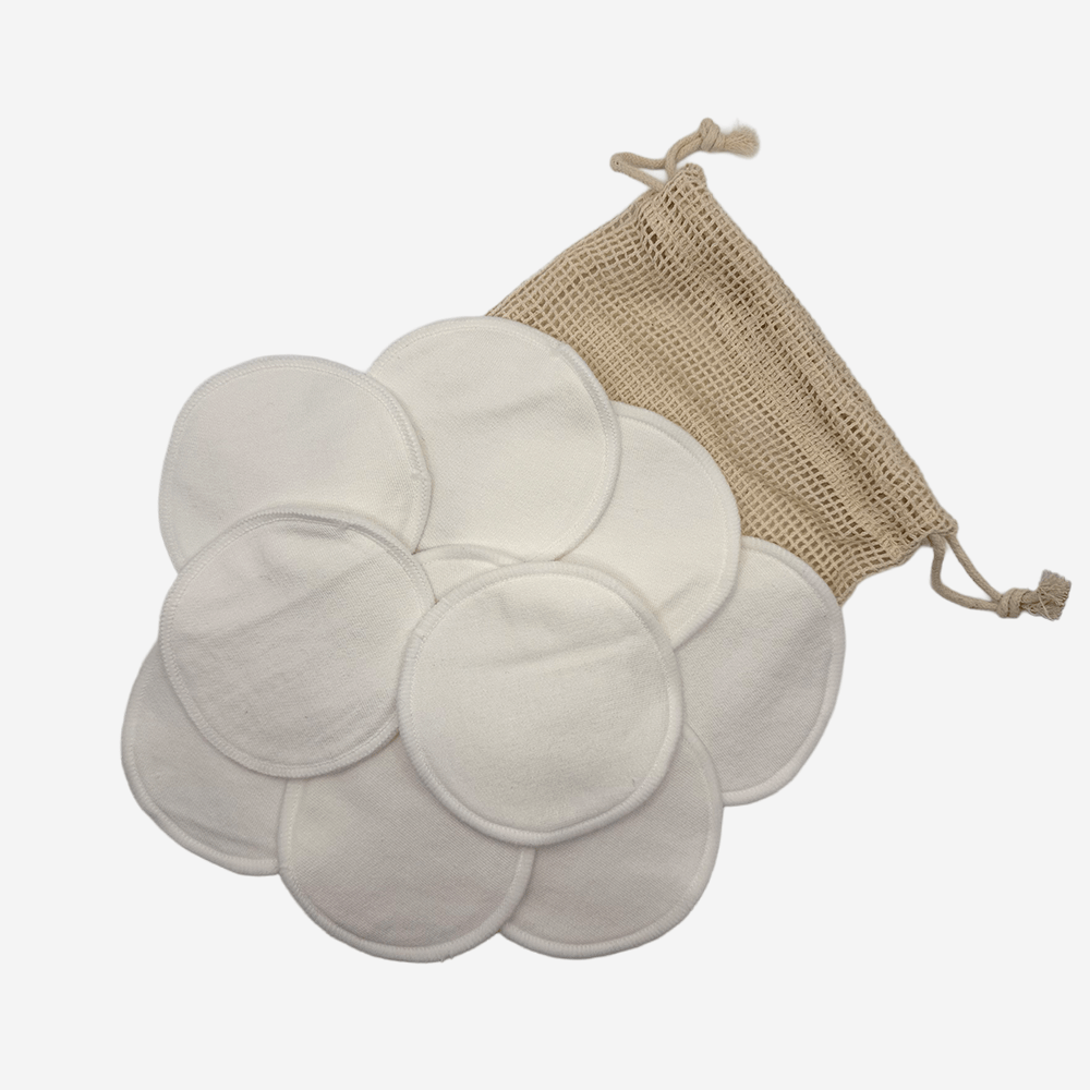 Bamboo Cotton Reusable Face Pads Set