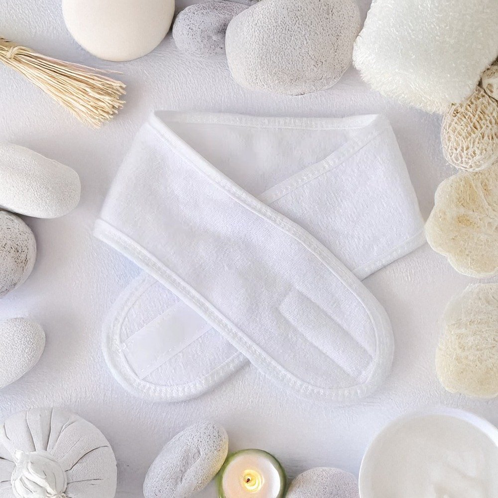 5cb77eee0ad63c41df94681a21656b97.jpg White Cotton Terry Headband