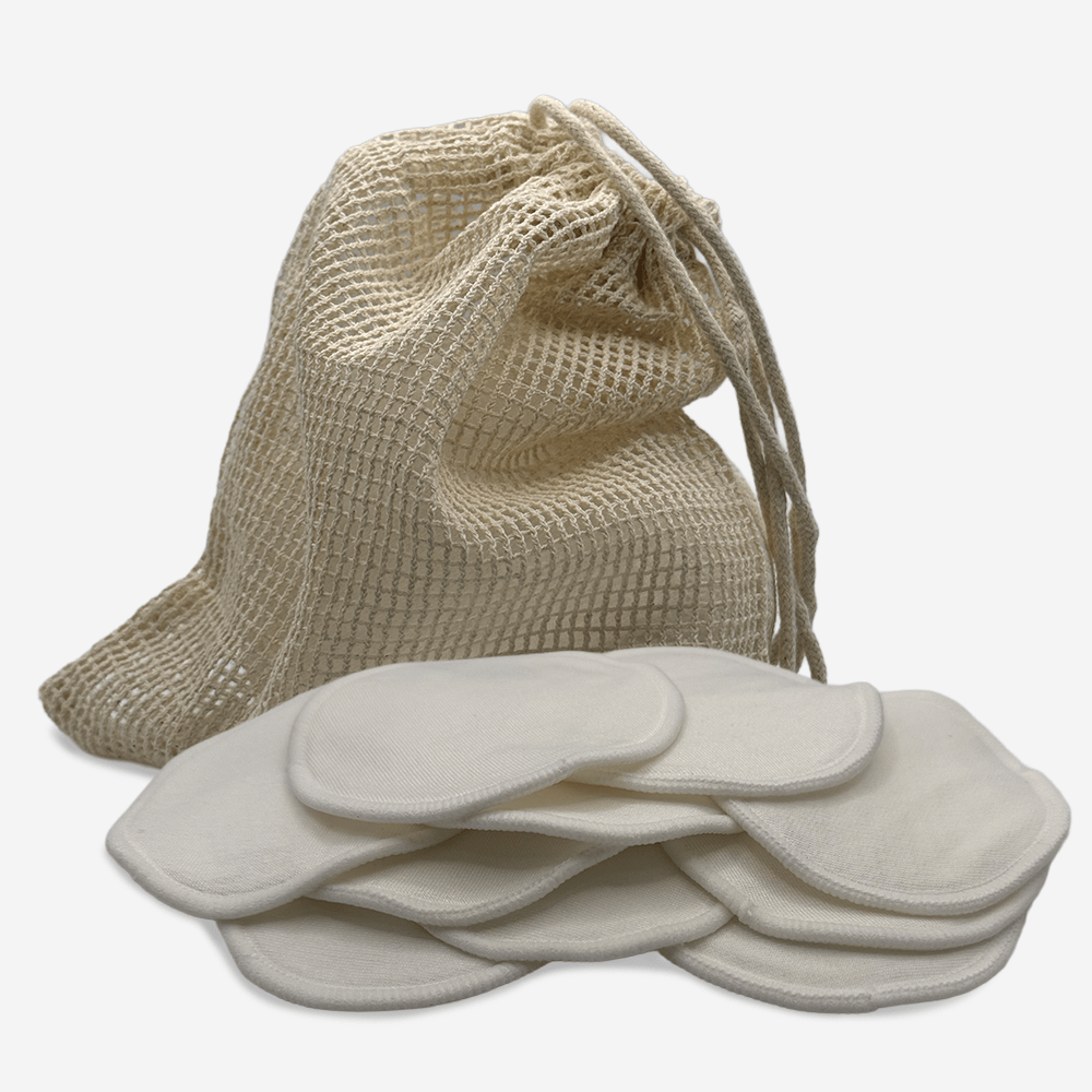 Bamboo Cotton Reusable Face Pads Set
